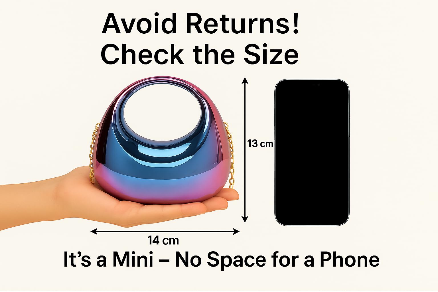 Moon Clutch Purse Acrylic Evening Handbag for Women Crossbody Sling Bags with Detachable Chain Strap Glossy Stylish Latest Ladies Girls Small Size Cute Wallet Party Wedding Gift item