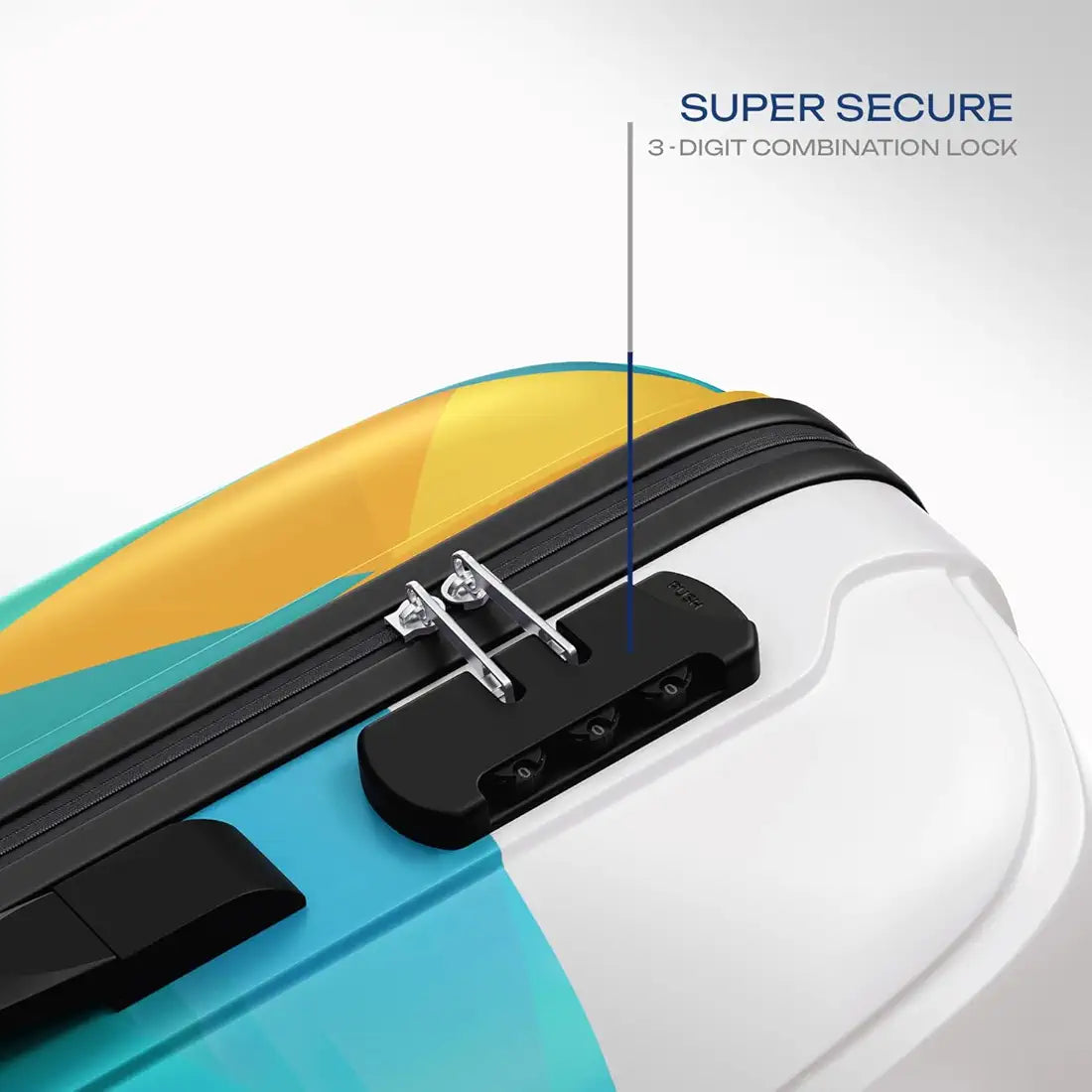 Safari Luma Neo 8 Wheels 66cm Medium Size Trolley Bag, Hard Case Printed Polycarbonate, 360 Degree Wheeling Checkin Luggage for Men & Women, Suitcase for Travel, Trolley Bags for Travel, Multicolour