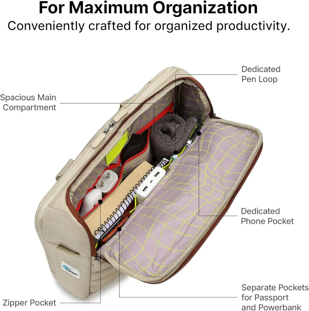 uppercase 14L Omega 03 Professional Laptop Messenger Bag | up to 15.6''| 3x More Water Resistant| Tablet Compartment| Multiple Organisers| Office Bag for Men & Women 