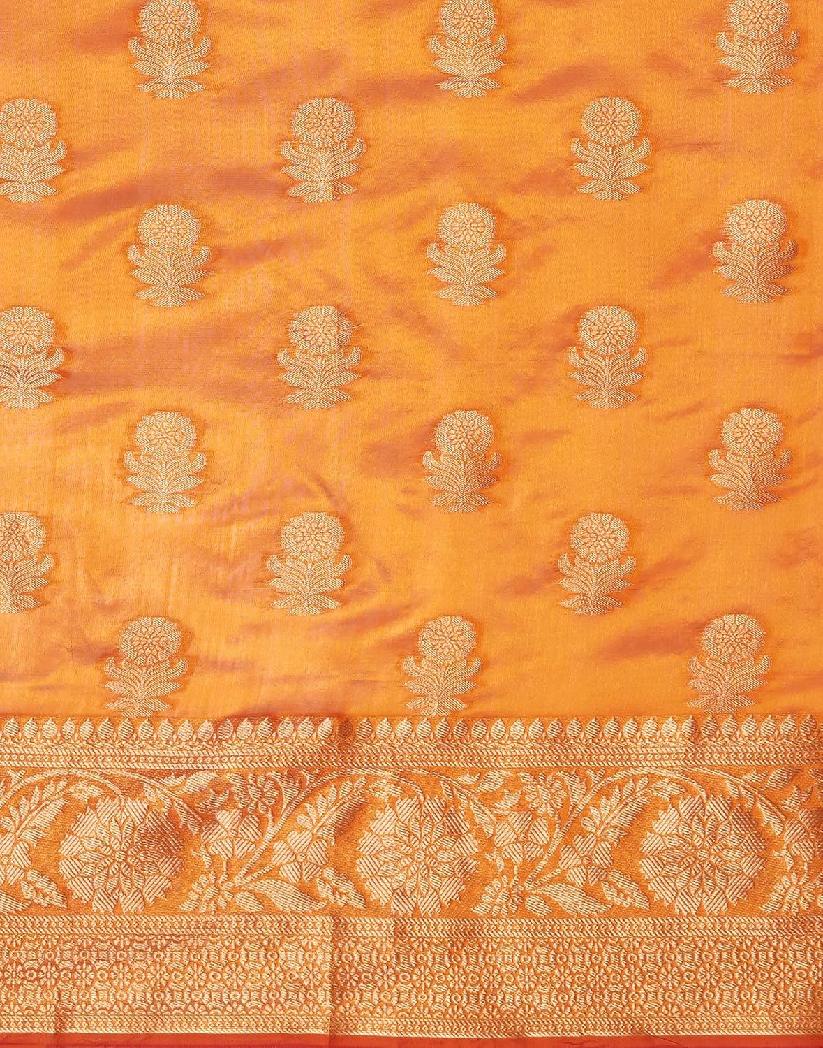 SIRIL Women's Banarasi Soft Silk Saree Pure Silk With Unstitched Blouse Piece